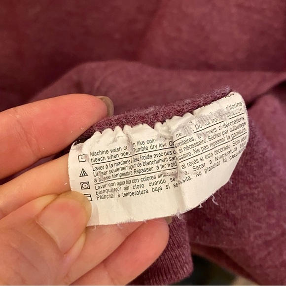 CHAMPION Women Purple Hoodie Sweatshirt Size Small - Picture 6 of 7